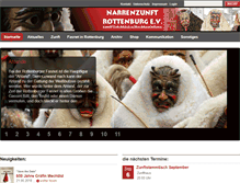 Tablet Screenshot of narrenzunft-rottenburg.de